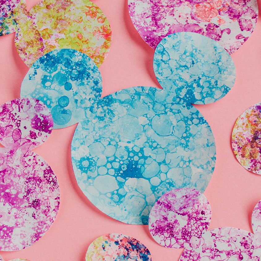 A Mickey Bubble Art Project For Kids of All Ages | Disney News