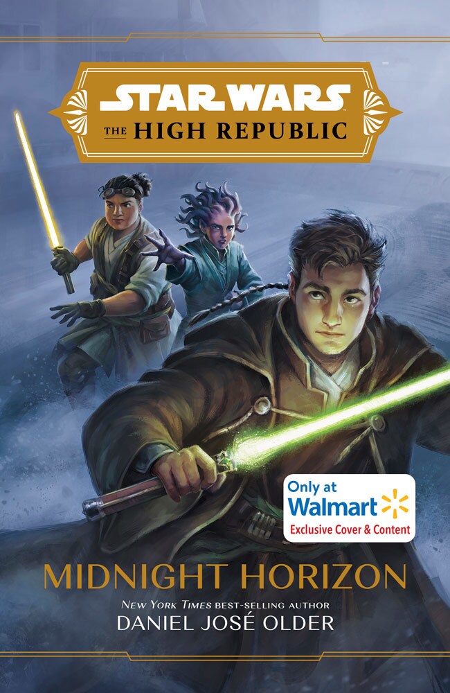 Star Wars: The High Republic: Midnight Horizon Walmart exclusive edition, featuring three Jedi in the mist.