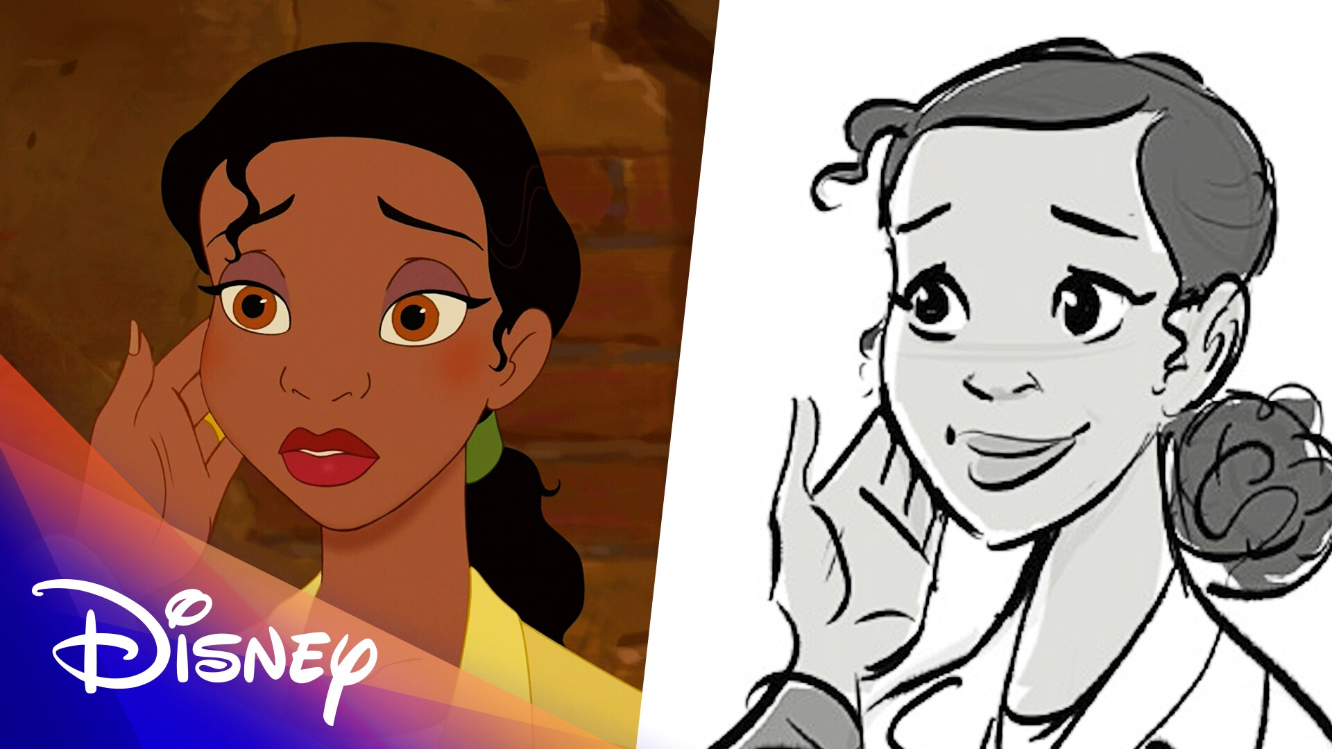 Princess and the Frog Side by Side | Disney