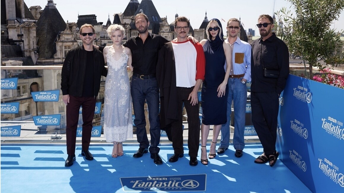 ‘THE FANTASTIC FOUR: FIRST STEPS’CAST DAZZLE AGAINST LONDON BACKDROP AT UK PHOTOCALL
