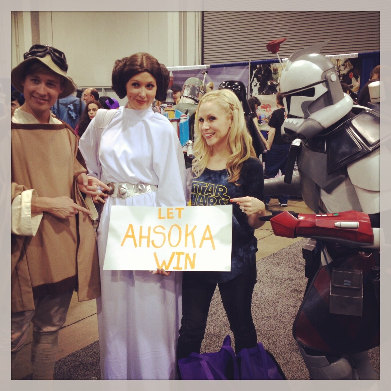 Luke and Leia think you should Let Ahsoka Win!