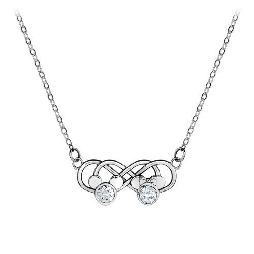 Mickey and Minnie Mouse Infinity Necklace by Arribas Brothers | shopDisney