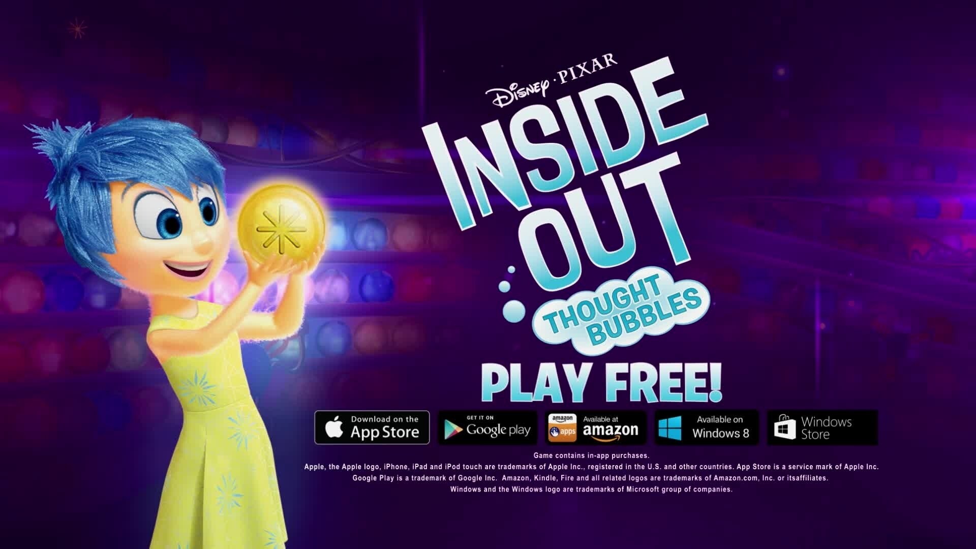 Inside Out Thought Bubbles Disney Apps Indonesia