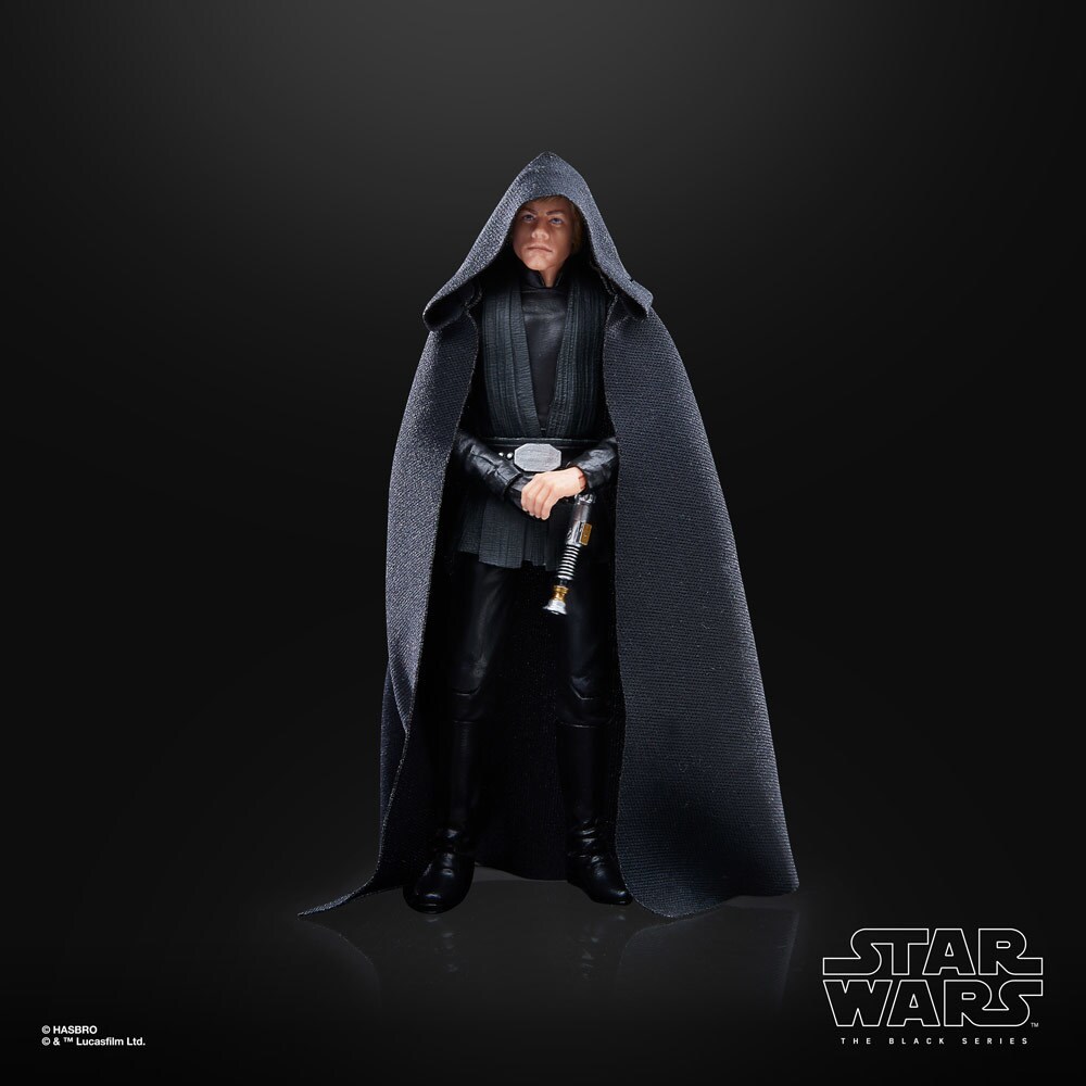 Star Wars: The Black Series Luke Skywalker in cloak.