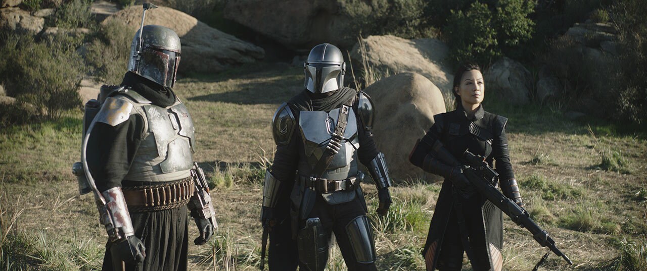 A scene from The Mandalorian "Chapter 14: The Tragedy"