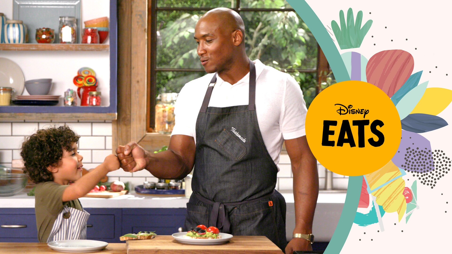 Chef Derrell and Atticus Make Out-of-this-World Avocado Toast | Kitchen Little: Disney Eats Edition