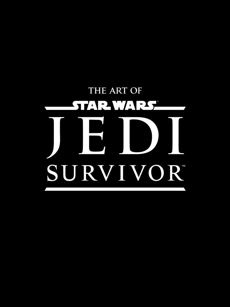 Temporary cover for The Art of Star Wars Jedi Survivor featuring the title logo on black