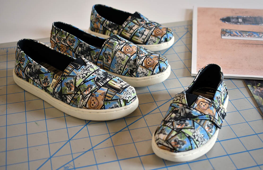 The new TOMS x Star Wars collaboration.