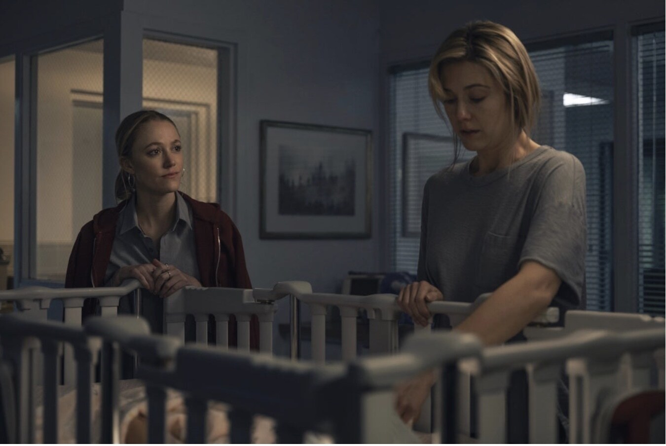 The Hand That Rocks the Cradle Logos and Key Art Film Still