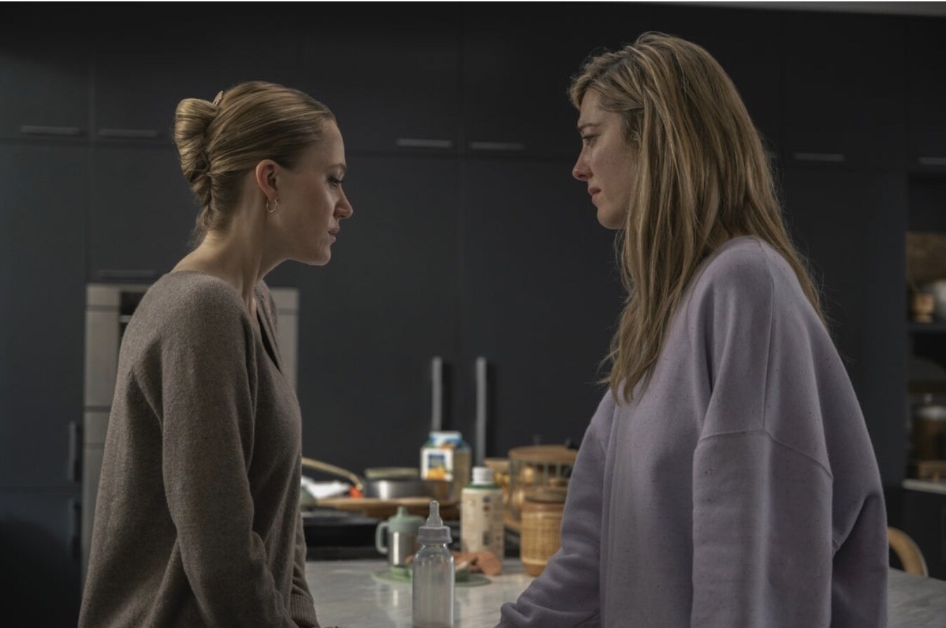 The Hand That Rocks the Cradle Logos and Key Art Film Still