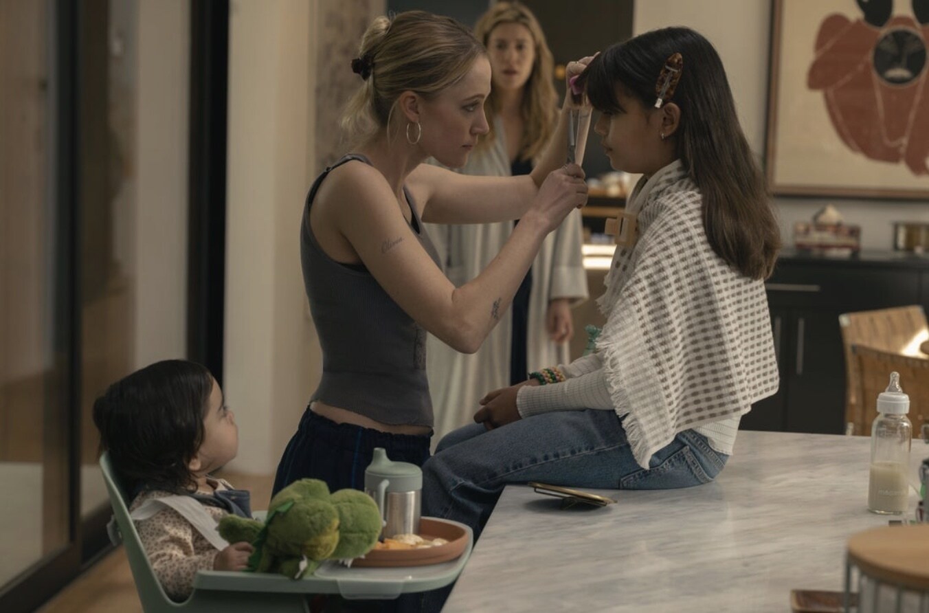 The Hand That Rocks the Cradle Logos and Key Art Film Still