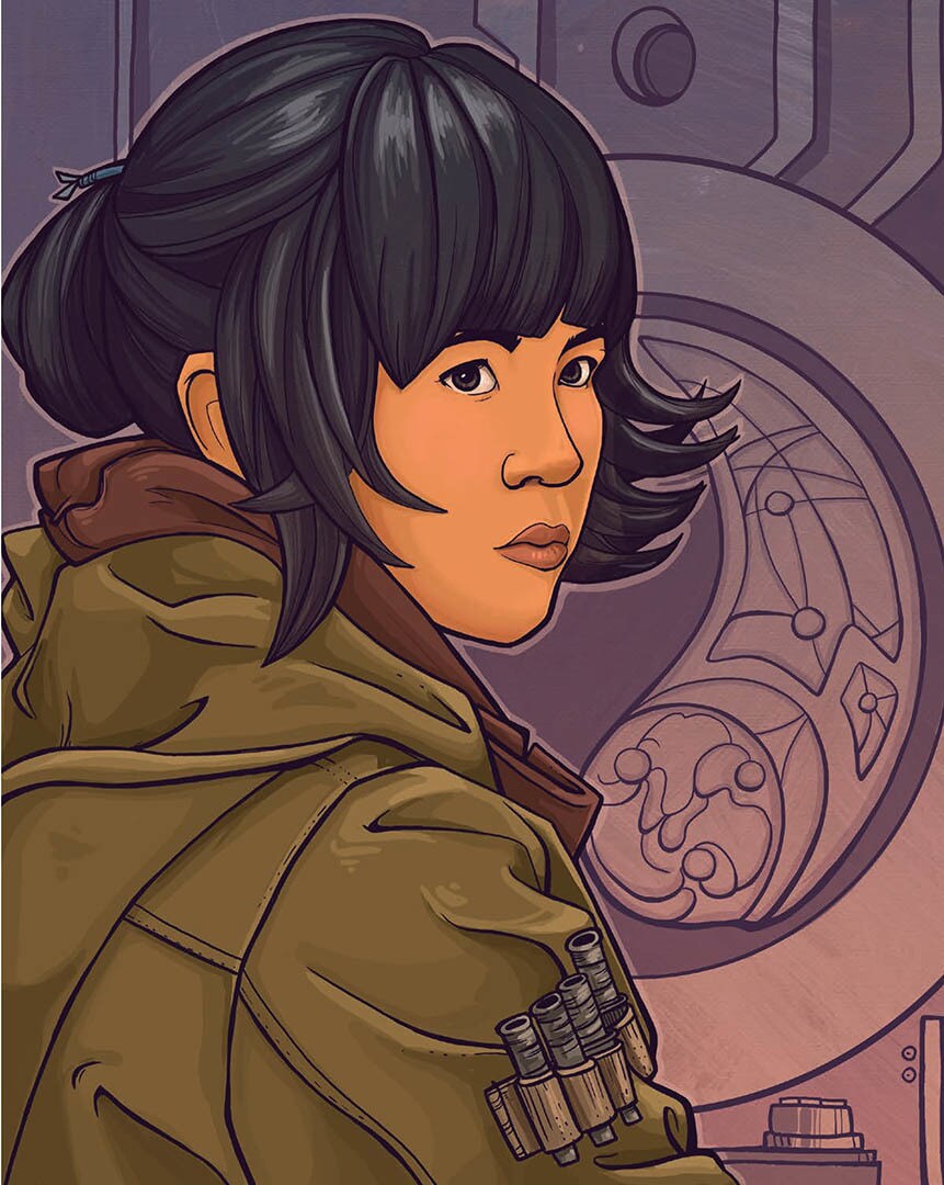 Rose Tico as seen in the book Women of the Galaxy.