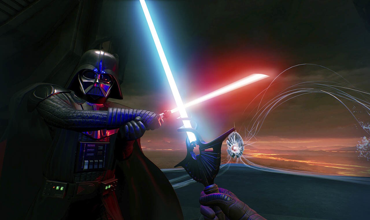 Vader Immortal: Episode III screen dueling Darth Vader