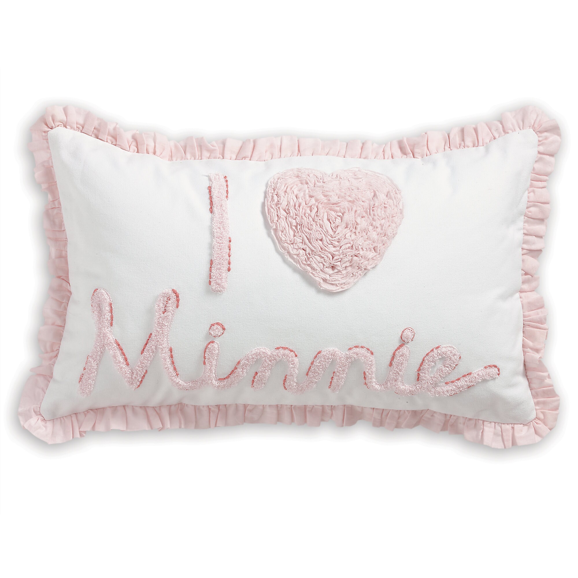 Minnie Mouse Really Ruffle Boudoir Pillow by Ethan Allen