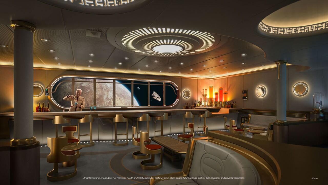 Disney Cruise Line’s “Star Wars: Hyperspace Lounge”