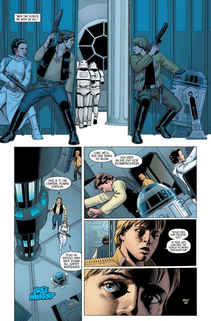 Star Wars #1 interior page