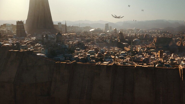 The Holy City of Jedha from Rogue One: A Star Wars Story.