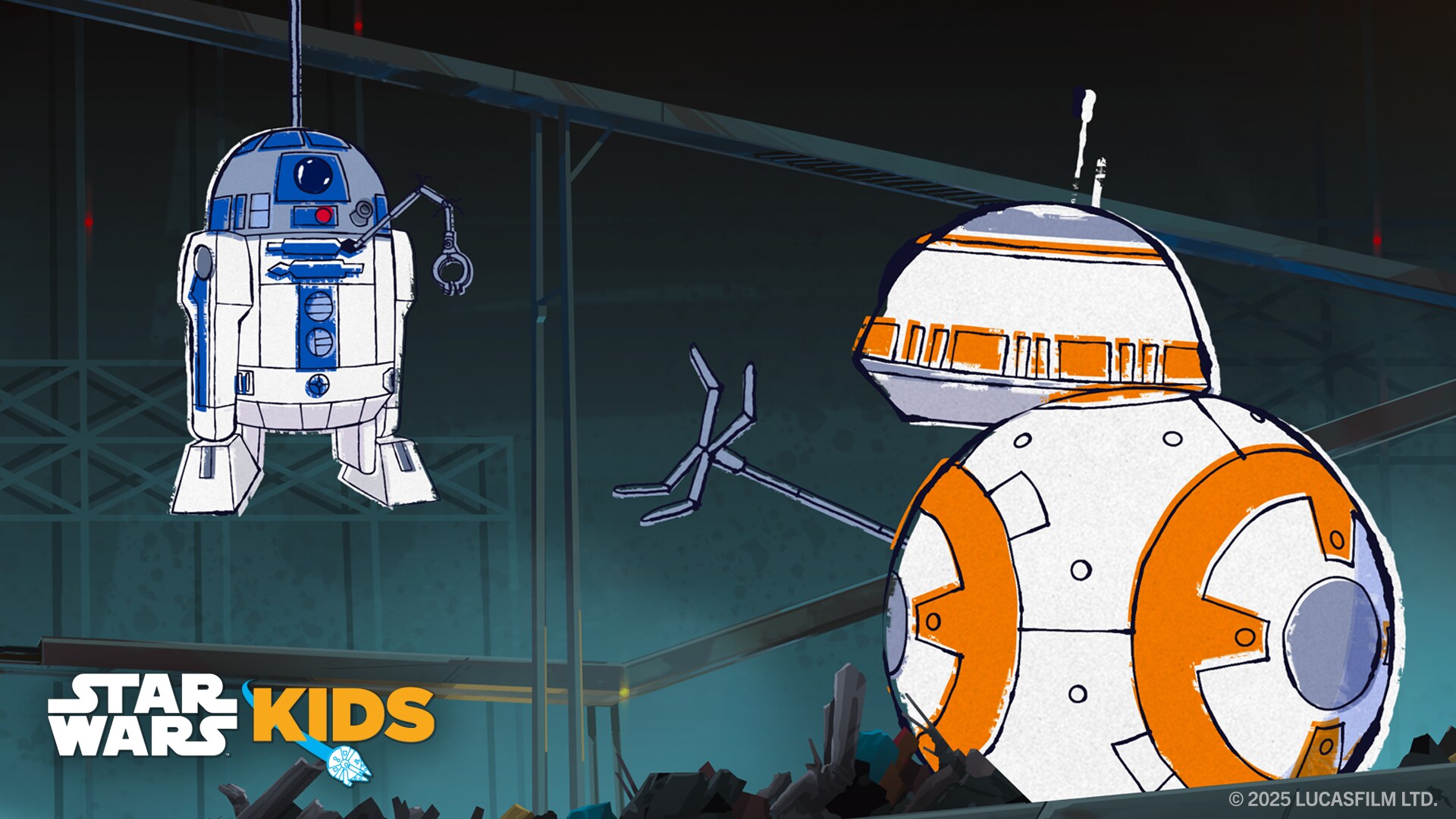R2-D2 and BB-8’s Quest for a New Arm! | Droid Diaries | Ep 2