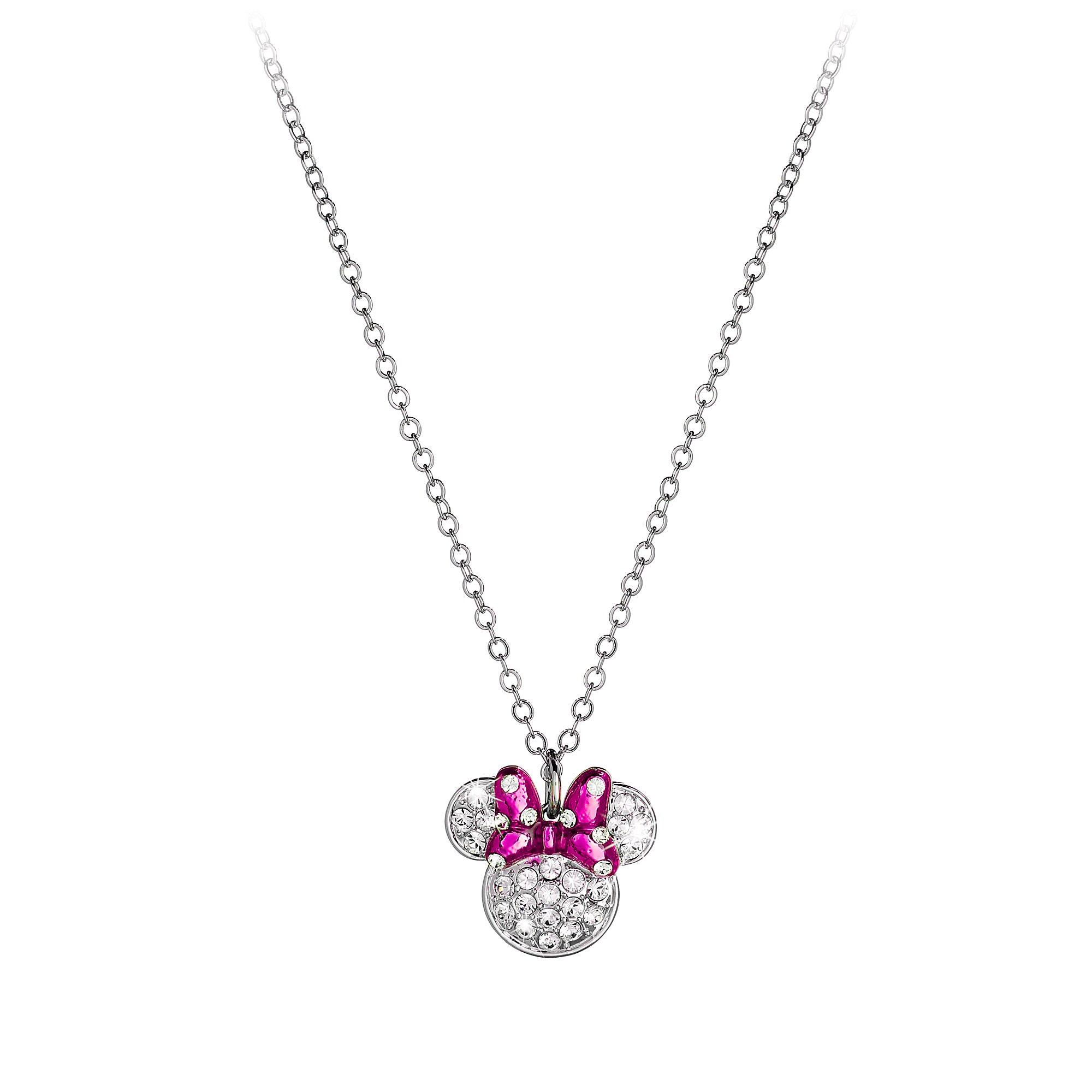Minnie Mouse Icon Bow Necklace by Arribas