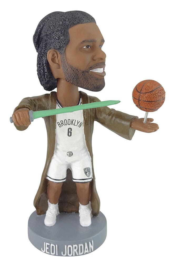Brooklyn Nets - DeAndre Jordan Jedi bobblehead giveaway