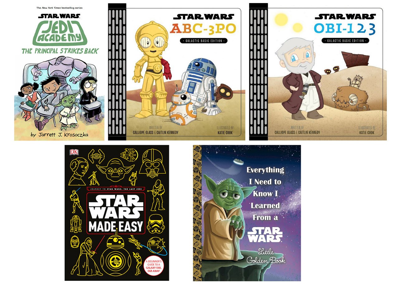 Star Wars learning books for classrooms.