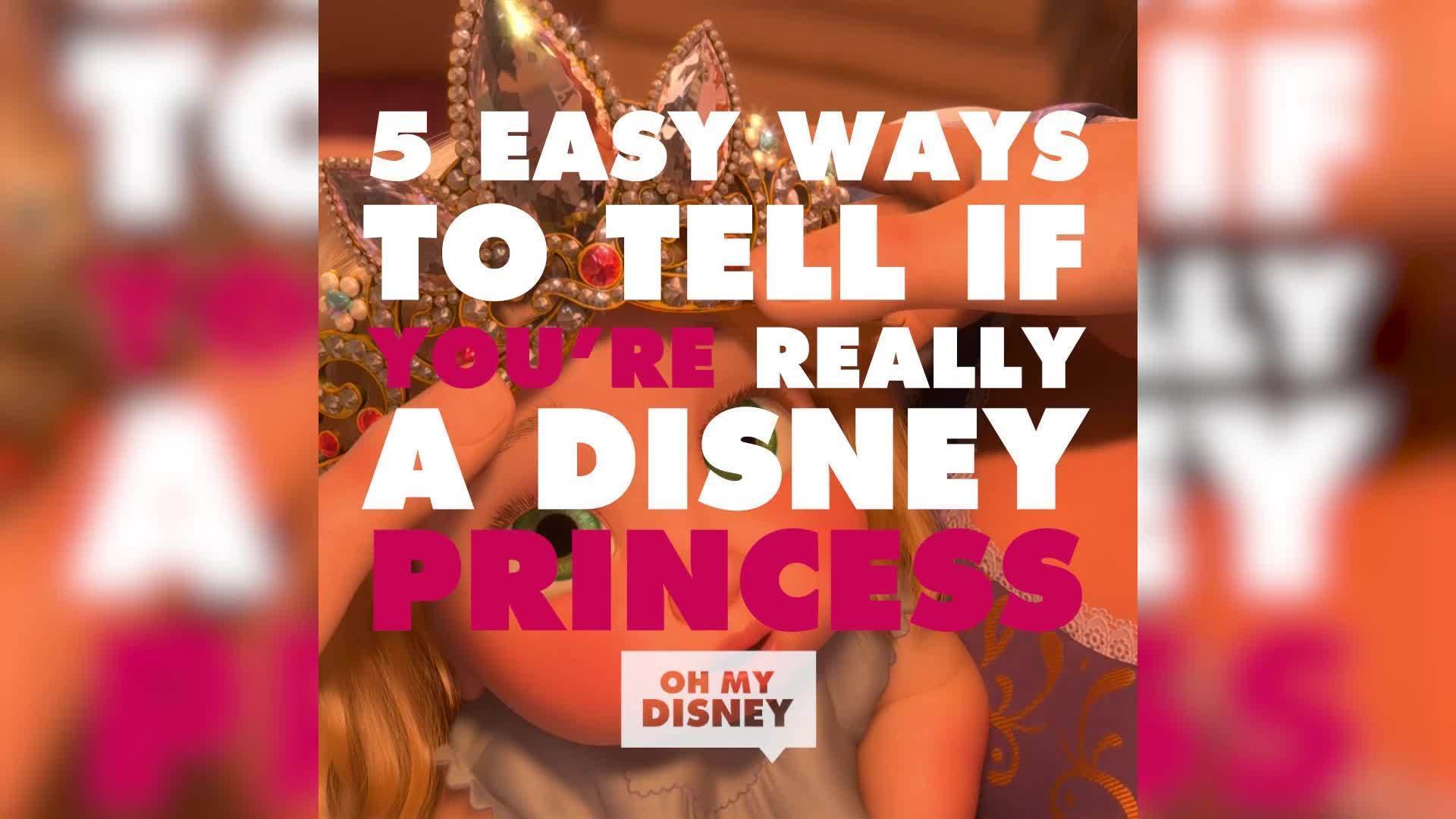 5 Easy Ways to Tell if You're a Disney Princess | ListVids by Oh My Disney