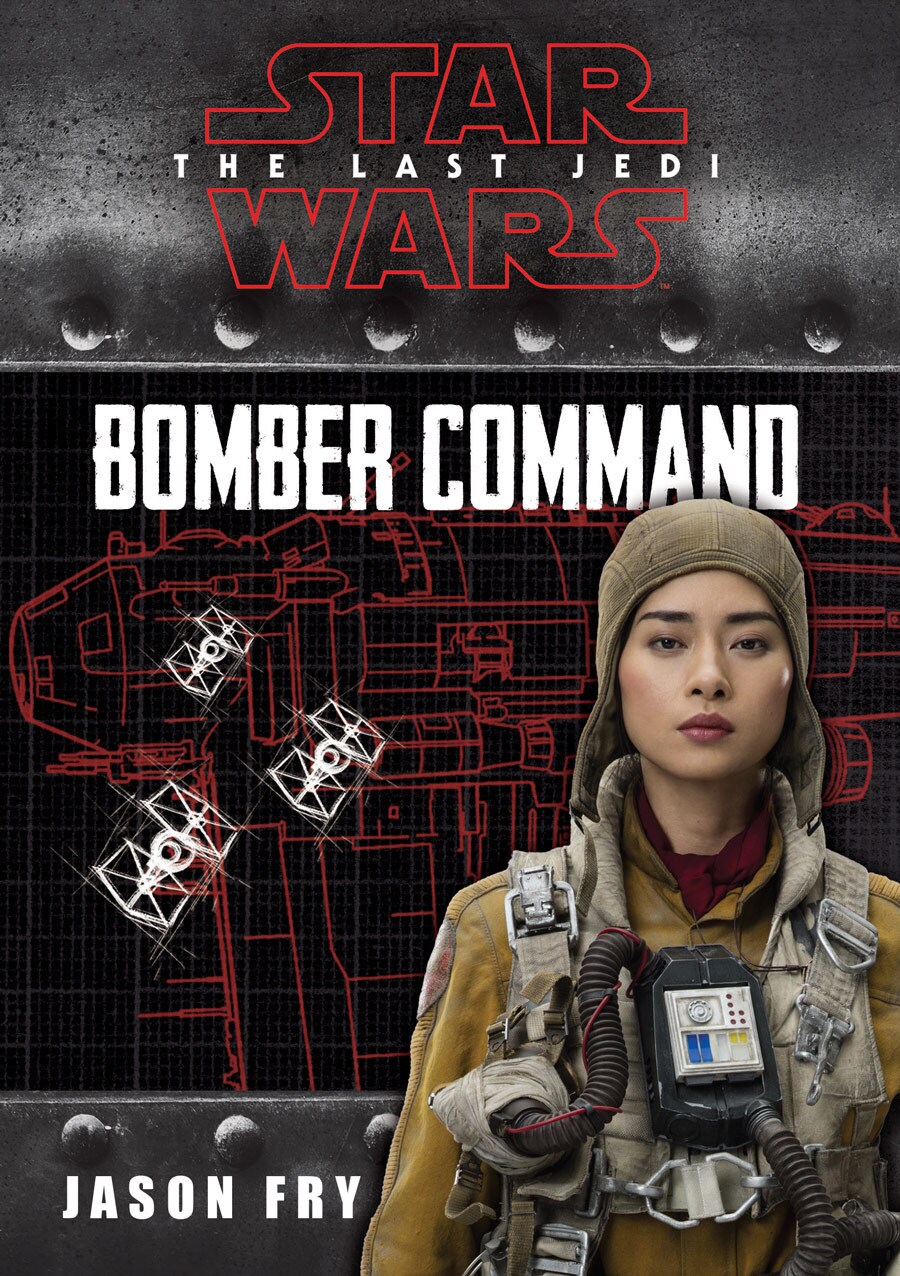 The cover of Bomber Command, a Last Jedi tie-in novel, featuring Paige Tico.