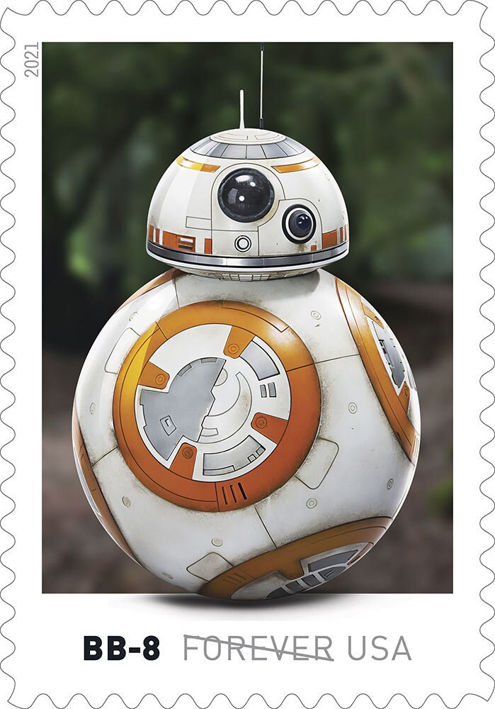 Star Wars stamps - BB-8