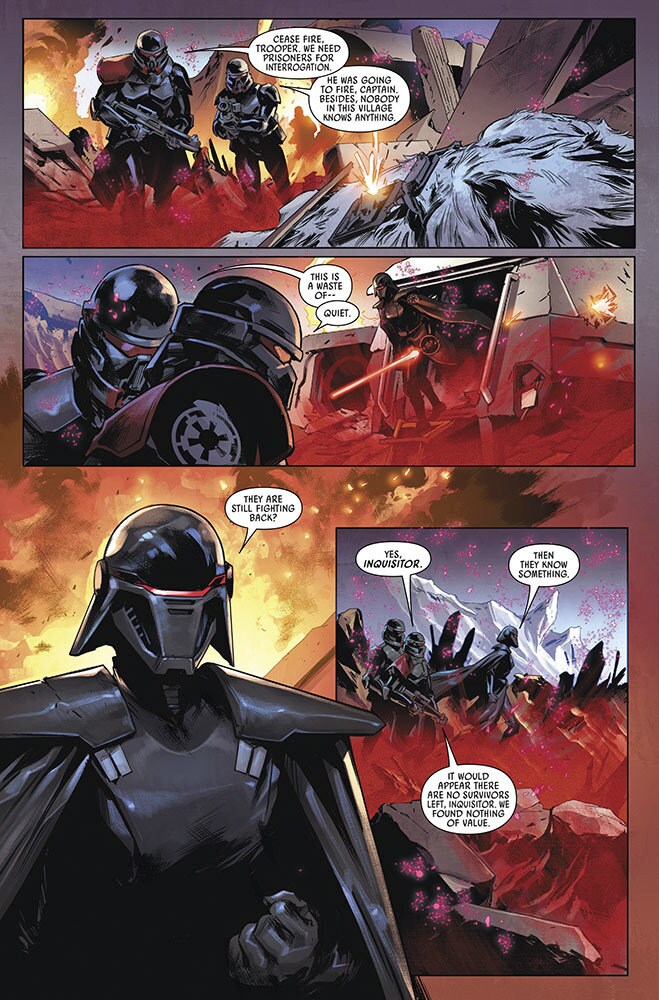 A page from Star Wars Jedi: Fallen Order — Dark Temple issue #3.