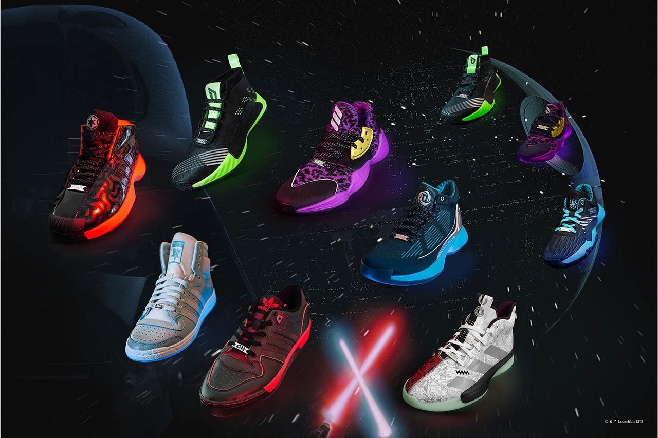 The Adidas lightsaber pack.