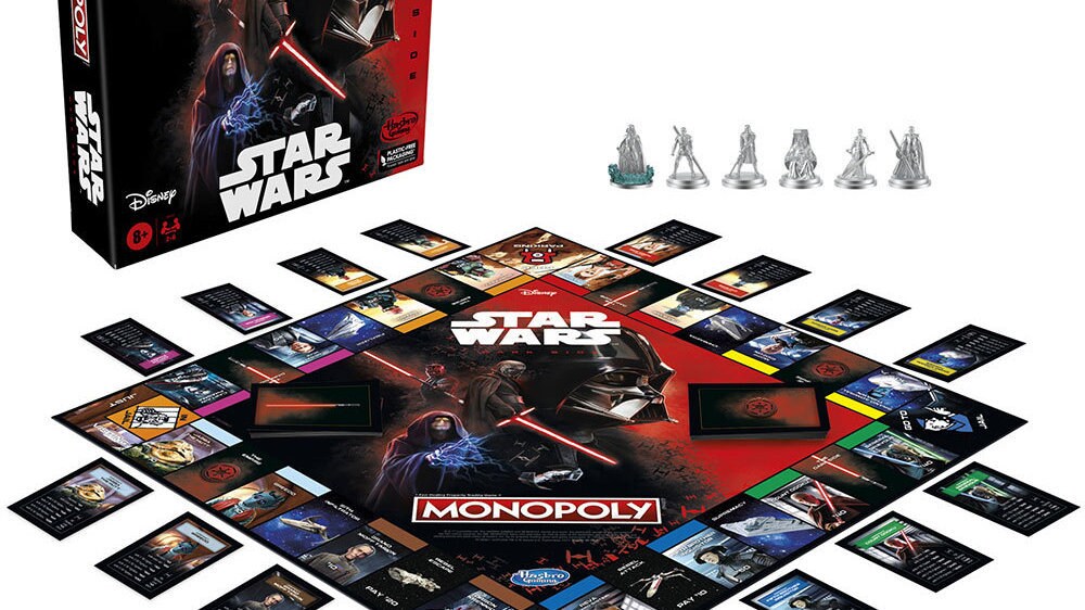 Star Wars Monopoly package and set up