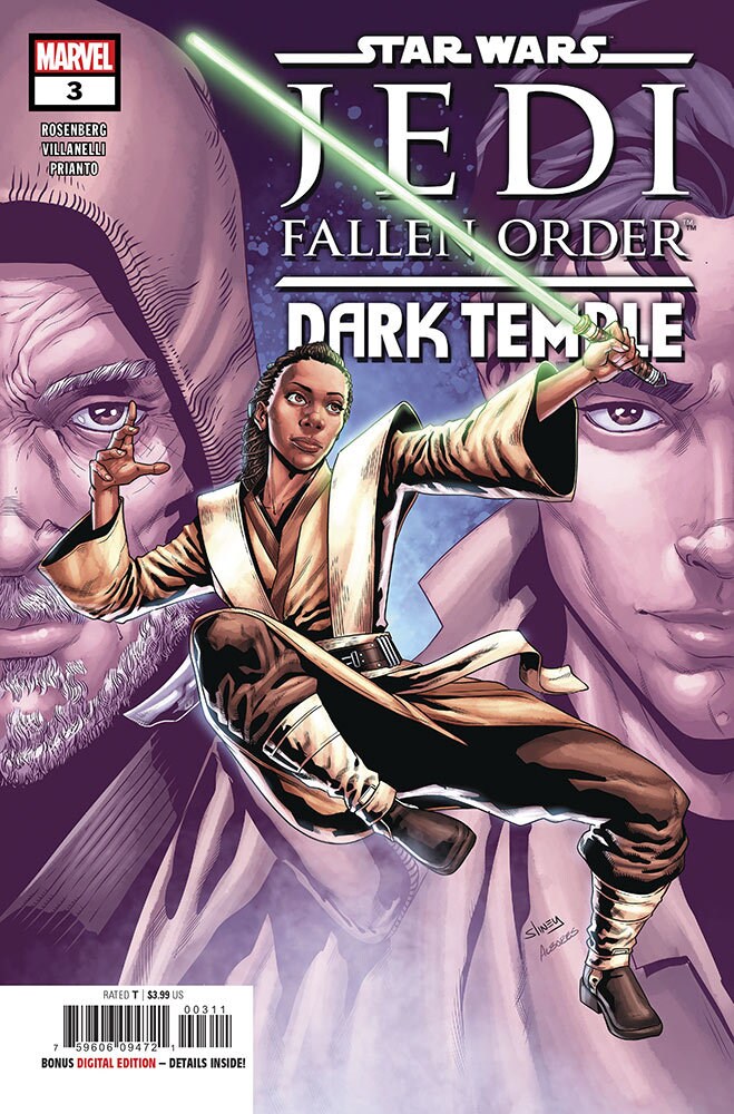 The cover of Star Wars Jedi: Fallen Order — Dark Temple issue #3.
