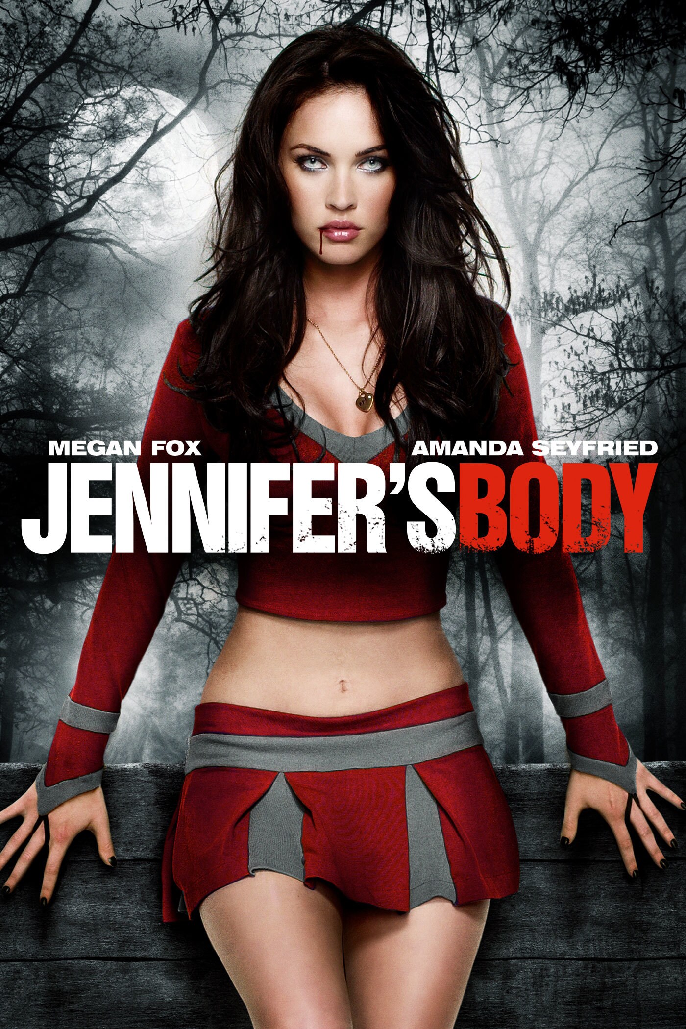 Jennifer's Body starring Megan Fox and Amanda Seyfried movie poster