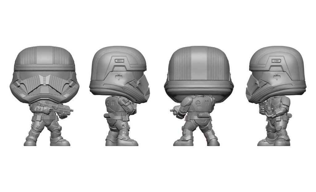 Sith Trooper Funko Pop! renders