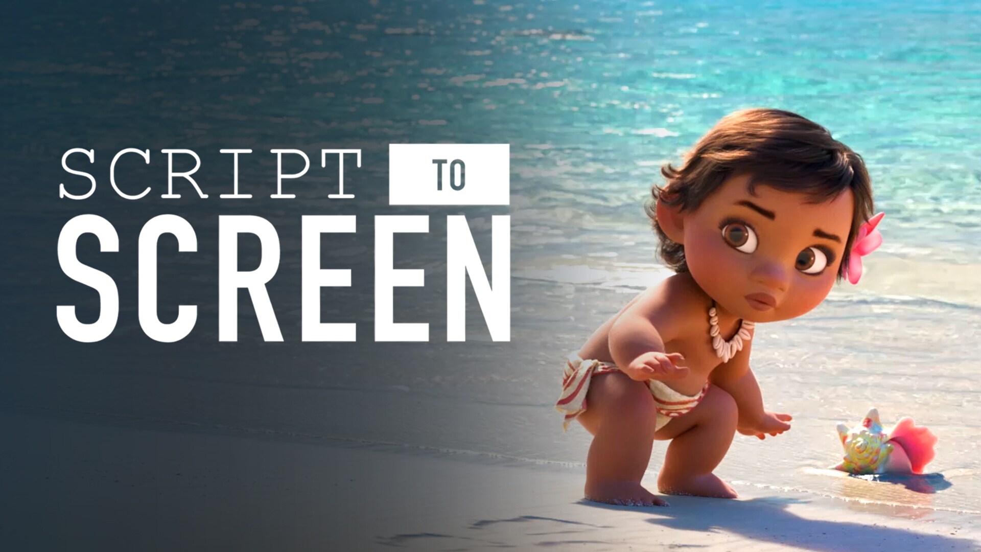 Baby Moana Meets the Ocean | Script to Screen by Disney