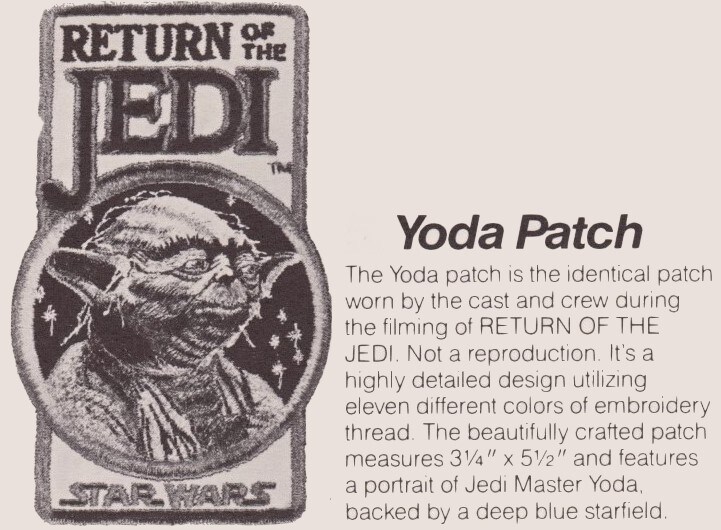 Return of the Jedi Yoda Patch