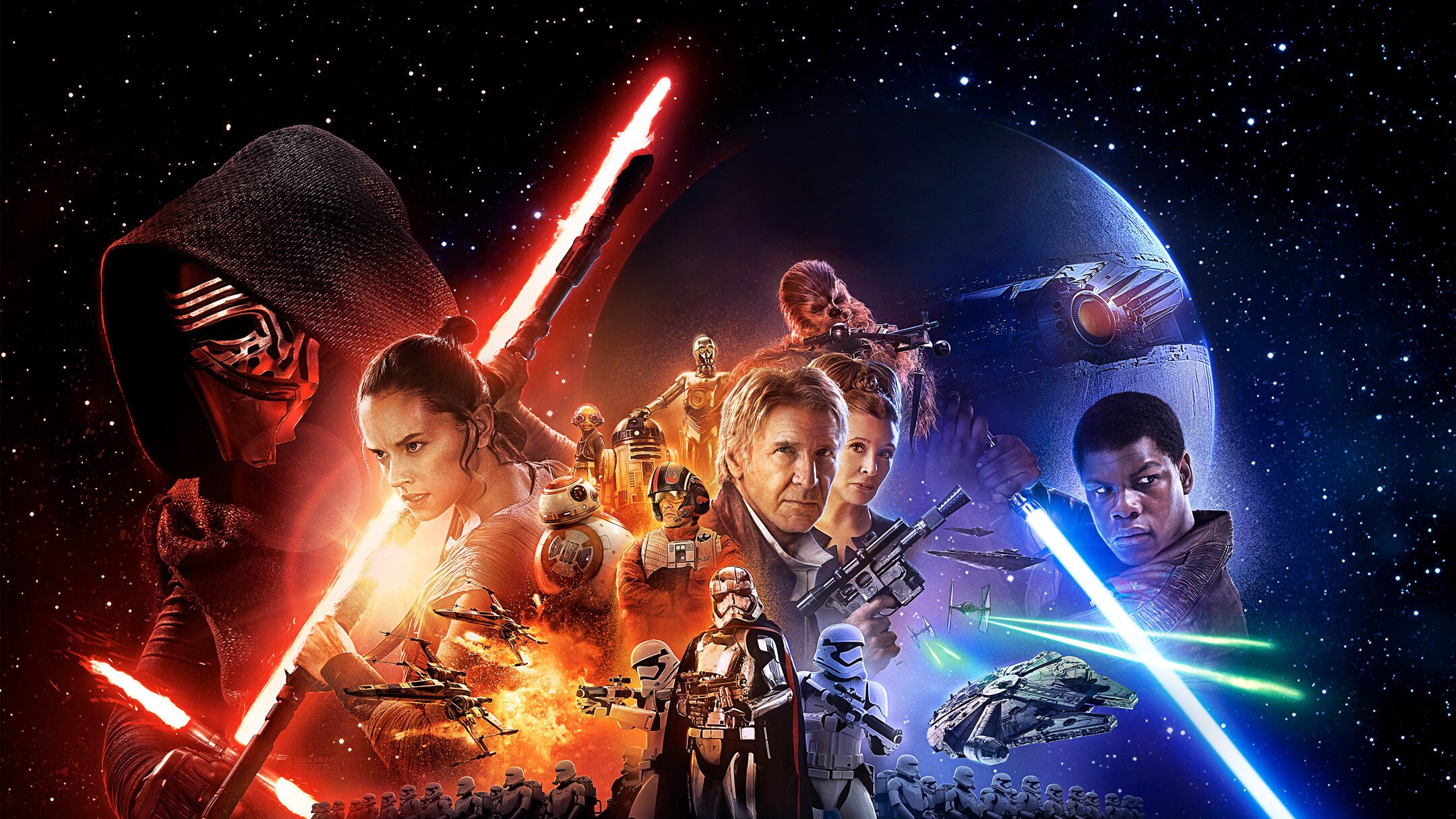 Star Wars: The Force Awakens Theatrical Poster First Look, In