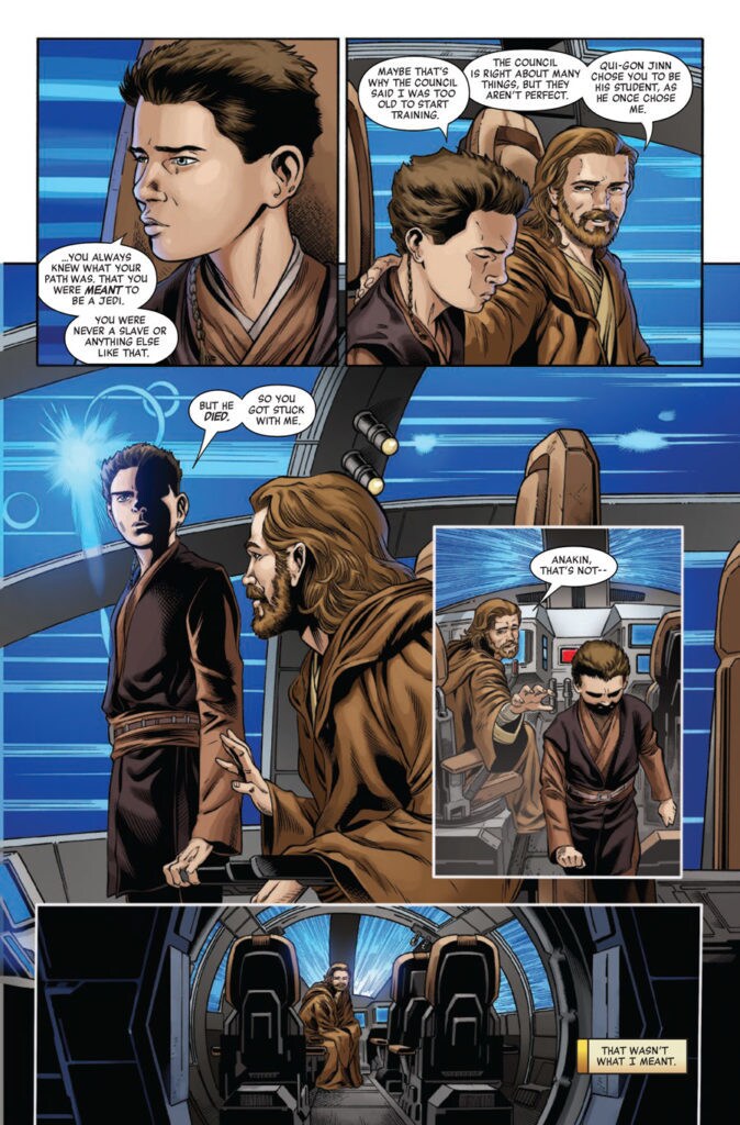 Age of Republic: Obi-Wan Kenobi 1 preview page with Obi-Wan and young Anakin