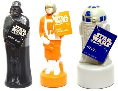 Star Wars shampoo bottles