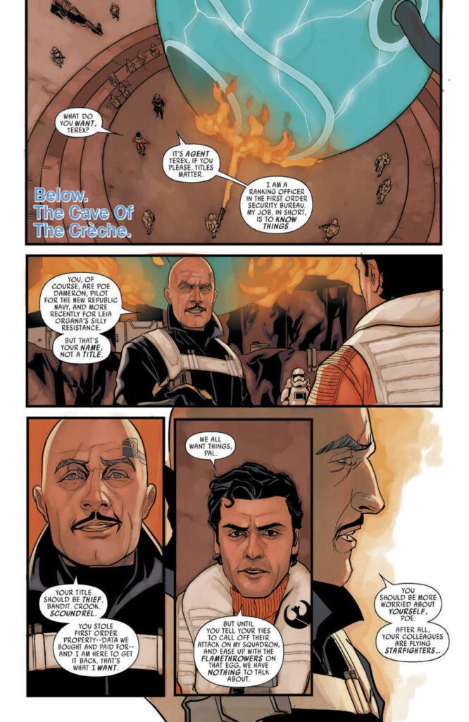 Poe Dameron meets Agent Terex in Poe Dameron #3.