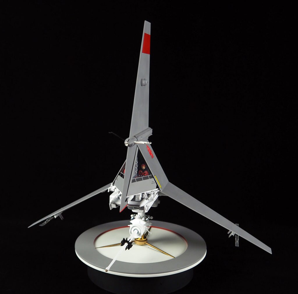 A fan-made model of Luke Skywalker's T-16 Skyhopper.