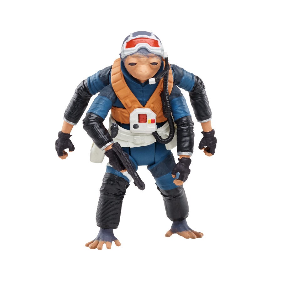 A Rio Durant Hasbro action figure from Solo: A Star Wars Story.