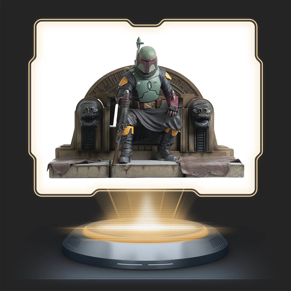 Boba Fett on Throne Premier Collection 1/7 Scale Statue by Gentle Giant
