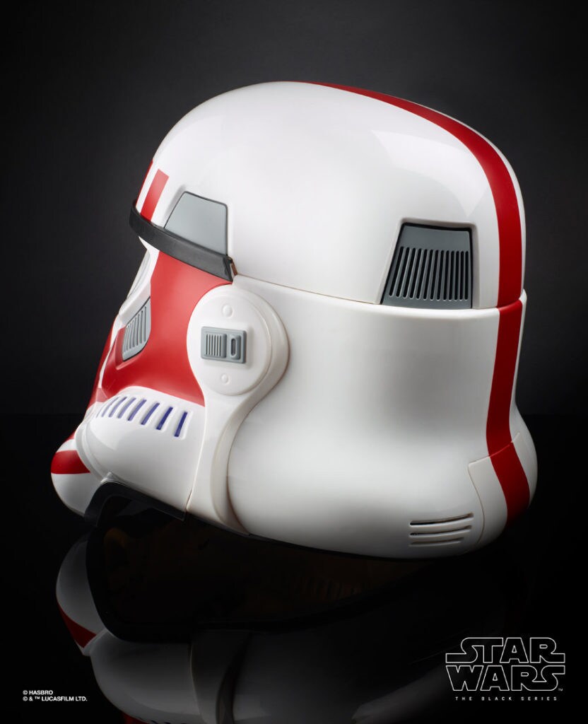 An Imperial shock trooper helmet by Hasbro.