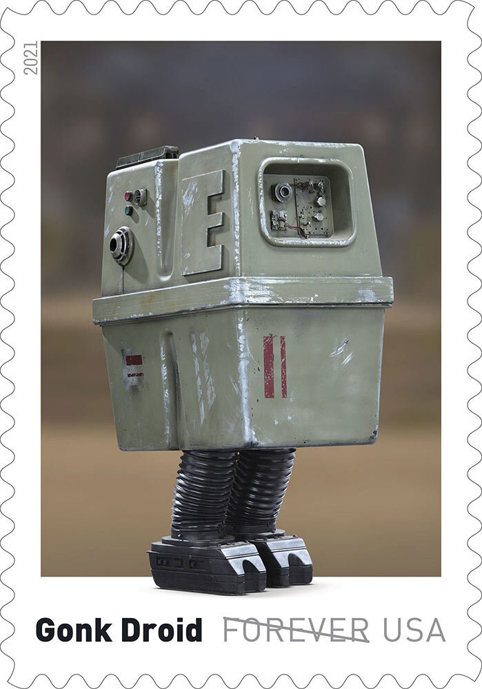 Star Wars stamps - Gonk Droid