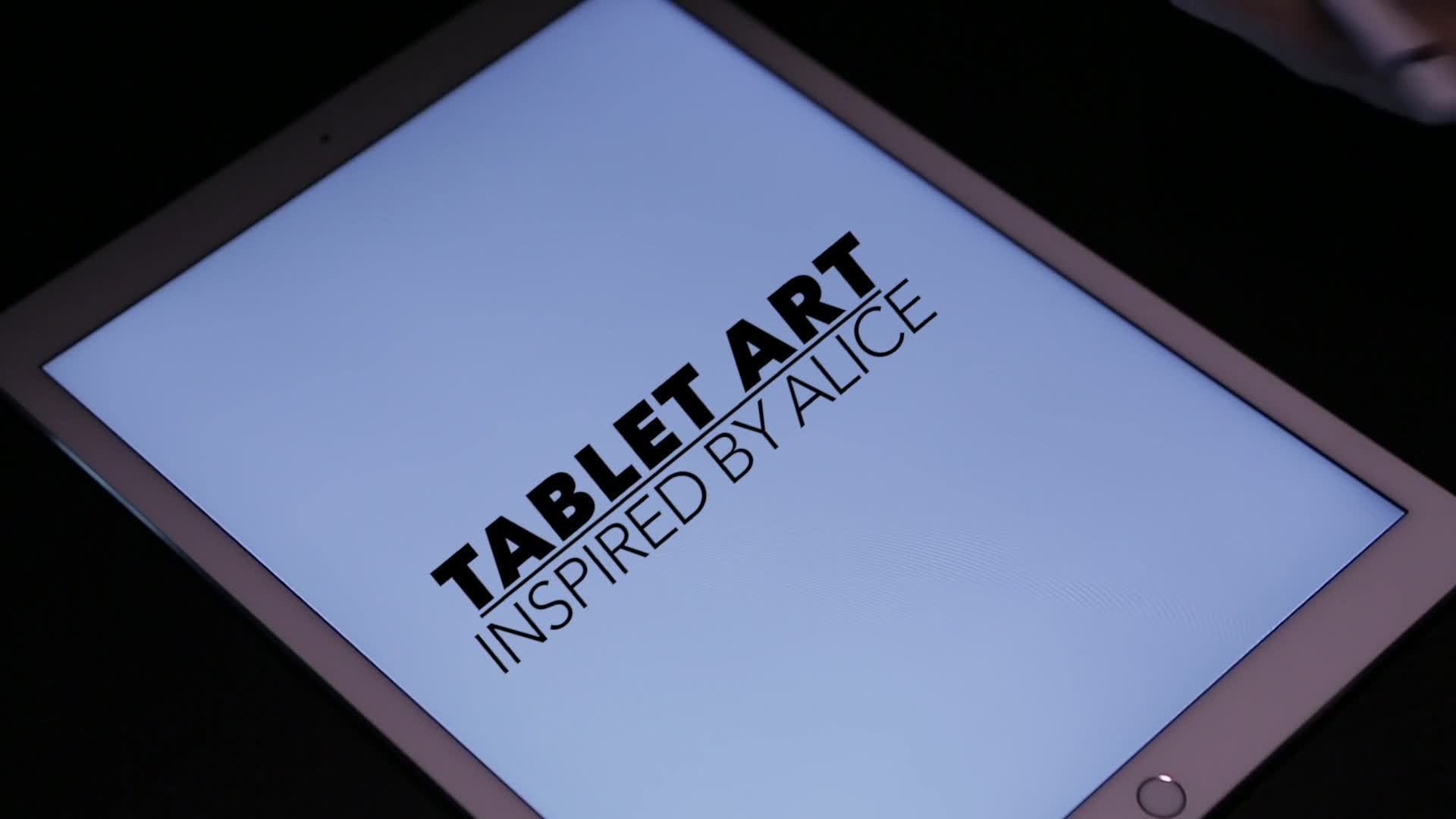 Tablet Art | Watch This Artist Create an Amazing Drawing Inspired by Alice