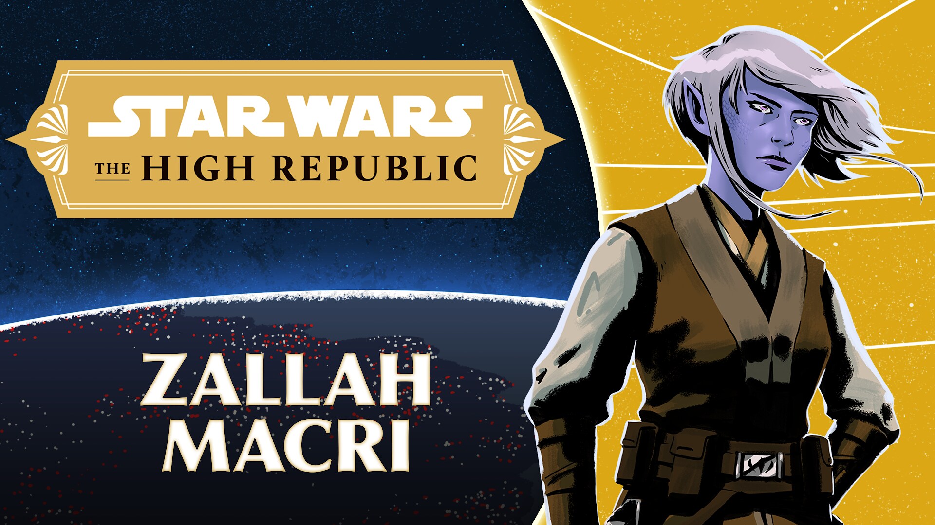 Jedi Knight Zallah Macri: Characters of the High Republic