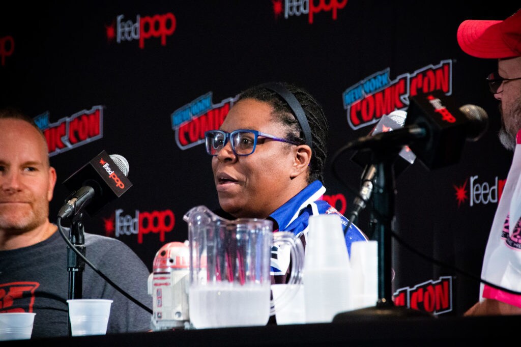 Christina Cato of Our Star Wars Stories at NYCC.