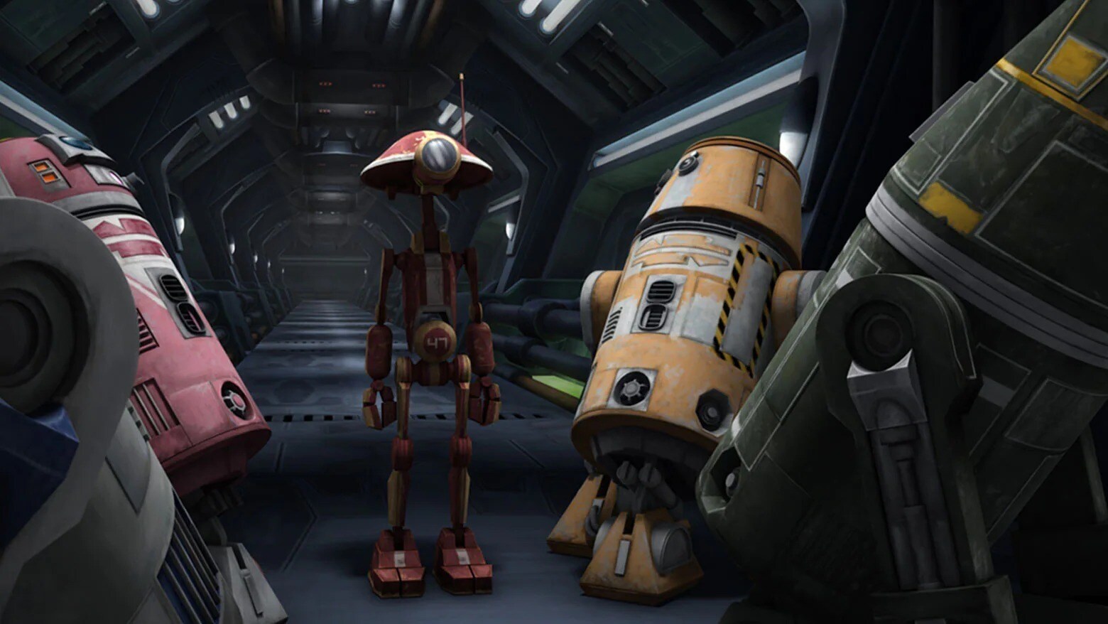 Two droids from The Clone Wars
