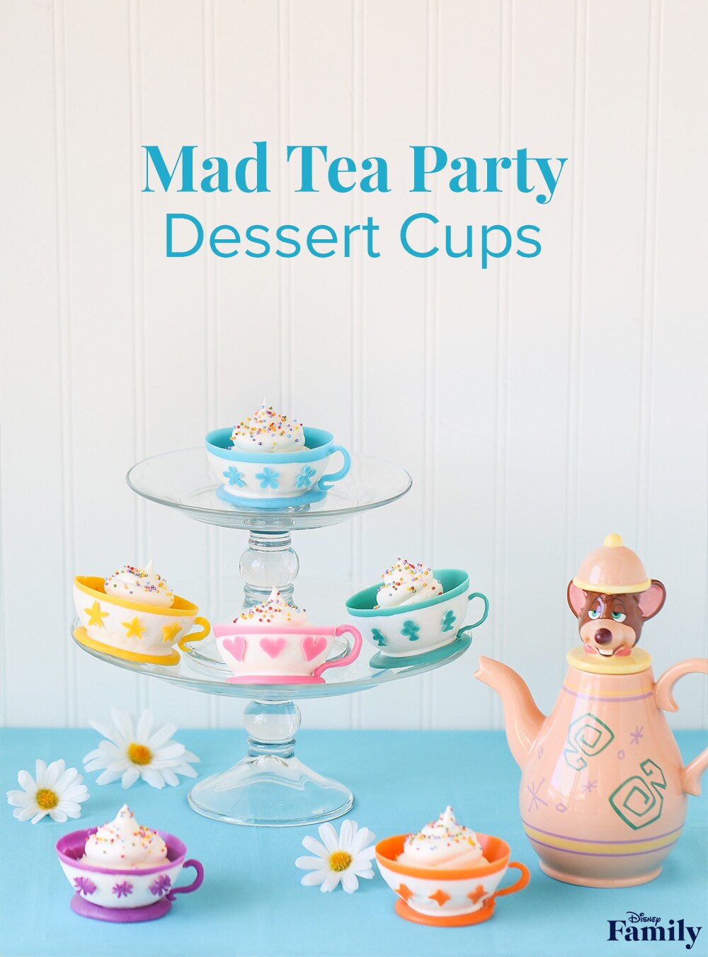 "Mad Tea Party Dessert Cups".